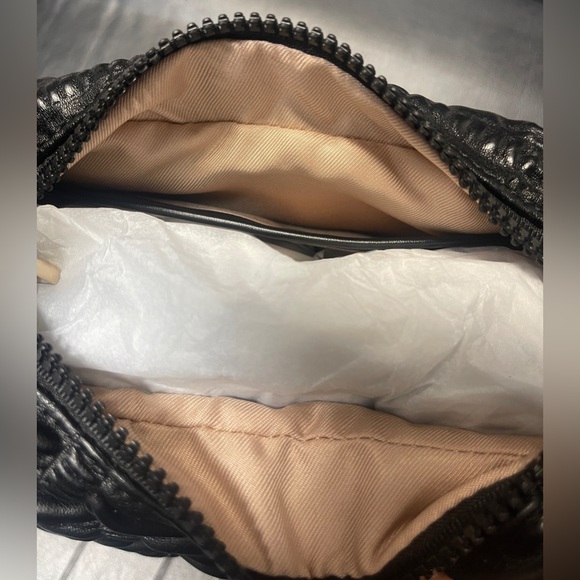 JASON Wu Fay Bubble Baguette Shoulder Bag Black Vegan Leather NWT Purse - Picture 5 of 10